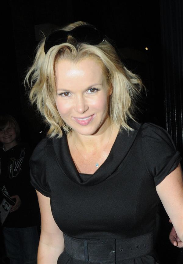 Amanda Holden Theatre Royal in London on August 26, 2011 