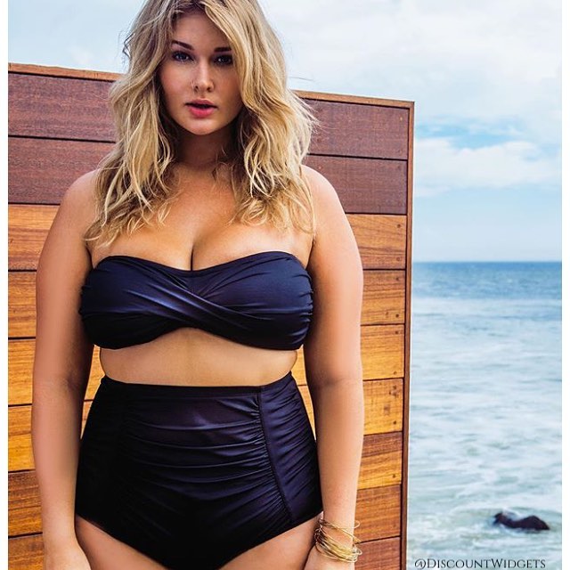 Hunter McGrady in a bikini