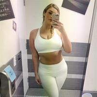 Hunter McGrady taking a selfie