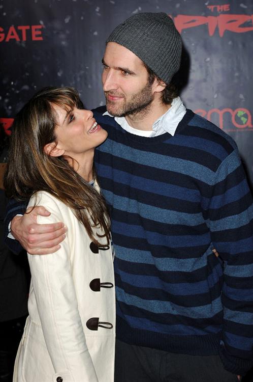 Amanda Peet the Spirit premiere in Los Angeles 