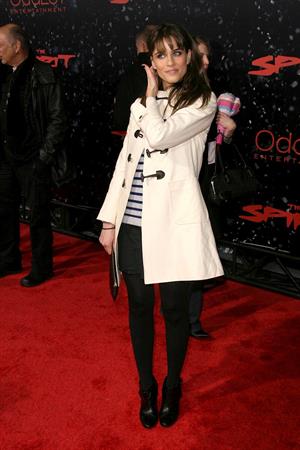 Amanda Peet the Spirit premiere in Los Angeles 