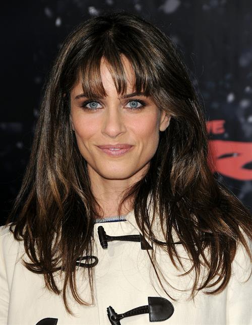 Amanda Peet the Spirit premiere in Los Angeles 