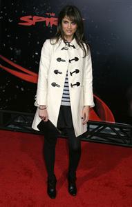 Amanda Peet the Spirit premiere in Los Angeles 