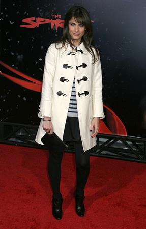 Amanda Peet the Spirit premiere in Los Angeles 