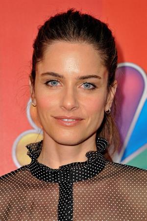 Amanda Peet 2011 NBC upfront at the Hilton hotel in New York City on May 16, 2011