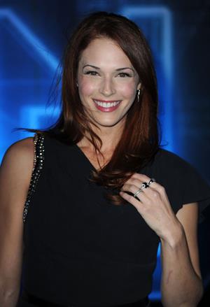 Amanda Righetti world premiere of Walt Disney's Tron Legacy on December 11, 2012