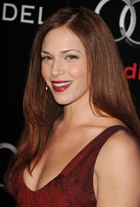 Amanda Righetti Audi and Designer J Mendels kick off Celebration of Golden Globe week 2011