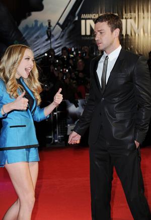 Amanda Seyfried In Time UK premiere in London on October 31, 2011