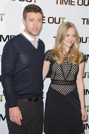 Amanda Seyfried Time Out photocall at Bristol Hotel in Paris on November 4, 2011 