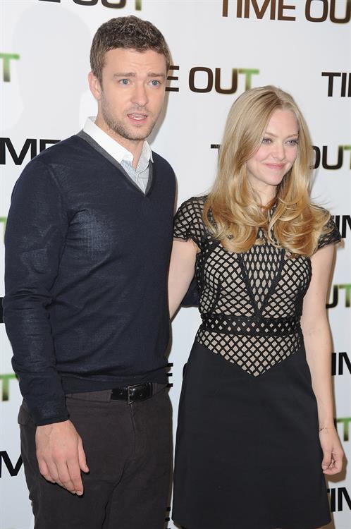 Amanda Seyfried Pictures Amanda Seyfried Time Out photocall at Bristol Hotel in Paris on November 4, 2011