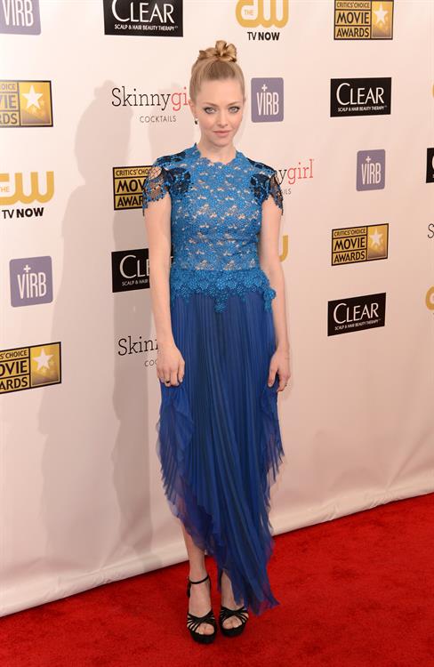 Amanda Seyfried 18th Critics' Choice Movie Awards in Santa Monica - 01/10/2013 