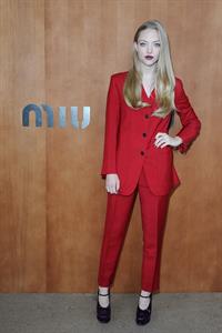 Amanda Seyfried attending Miu Miu show in Paris - October 3, 2012 
