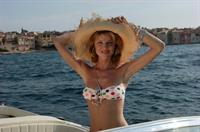 Eva Herzigova in a bikini