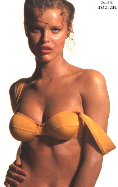 Eva Herzigova in a bikini