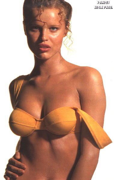 Eva Herzigova in a bikini
