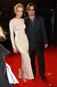 Amber Heard The Rum Diary premiere in London 3-11-2011 
