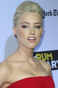 Amber Heard the Rum Diary premiere in Los Angeles on October 13, 2011