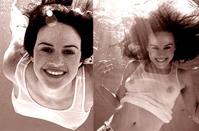 Carla Gugino - breasts