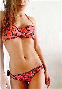 Marine Lorphelin in a bikini