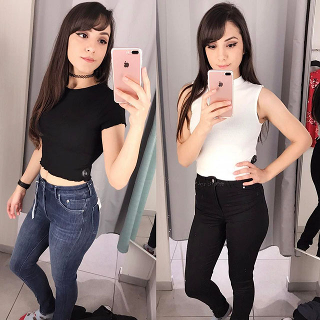 Angela Domanico taking a selfie