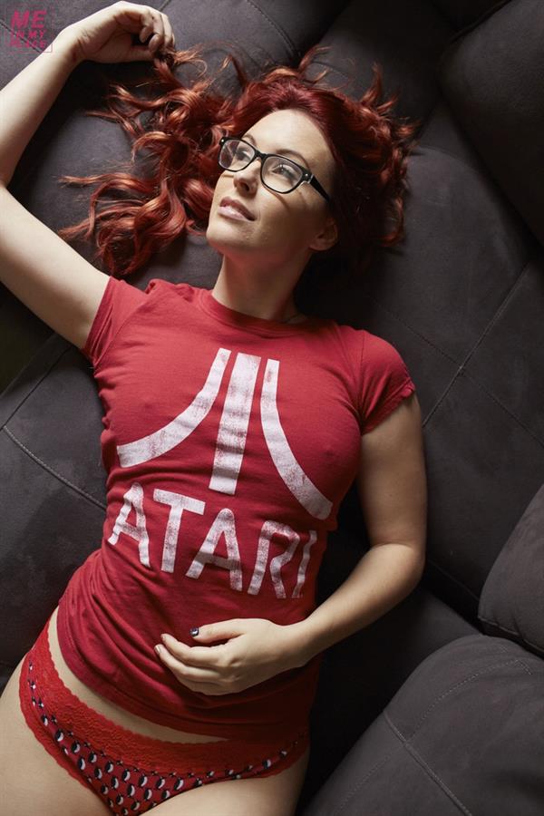 Meg Turney - Me in My Place - Atari shirt with pokies