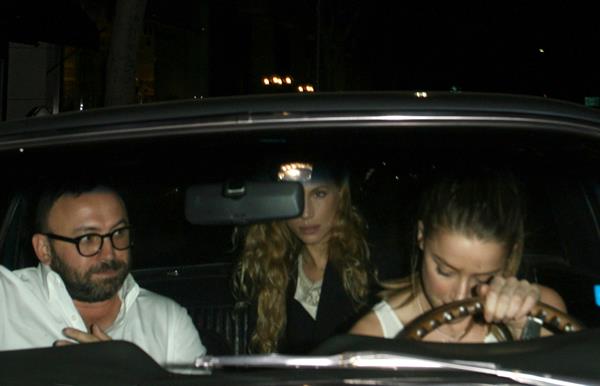 Amber Heard leaves Mr Chow restaurant in Beverly Hills October 2, 2012 