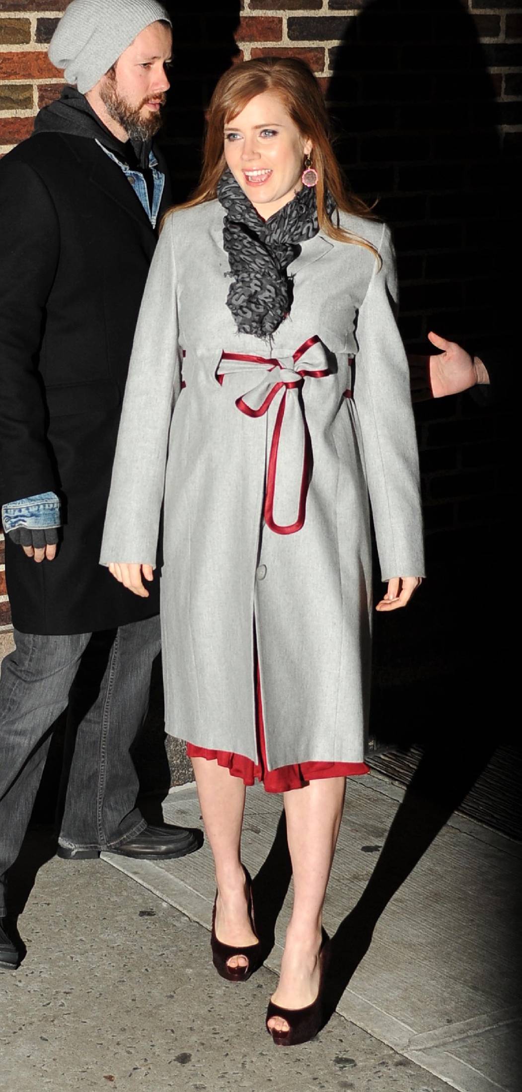 Amy Adams at  the Late Show With David Letterman on January 5, 2010