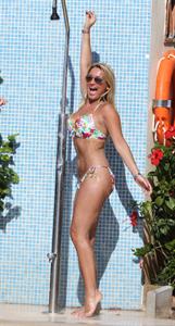 Amy Childs and Sam Faiers bikinis Marbella May 23, 2011 