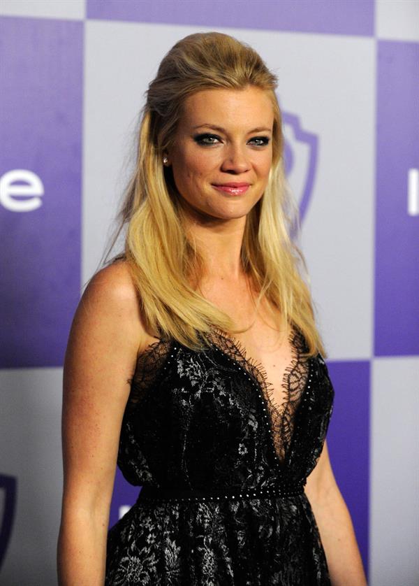 Amy Smart 11th annual Warner Brothers InStyle Golden Globes after party at the Beverly Hilton Hotel on January 17, 2010