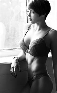 Rosie Robinson in lingerie