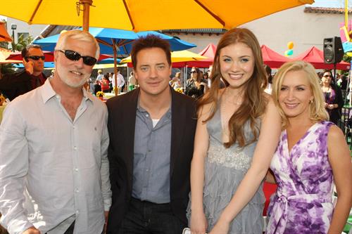 Angela Kinsey attending the Furry Vengeance premiere on April 18, 2010