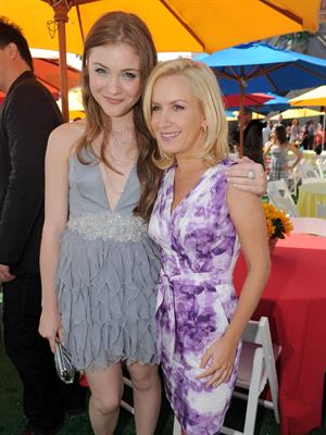 Angela Kinsey attending the Furry Vengeance premiere on April 18, 2010