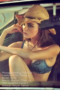 Xenia Deli in lingerie