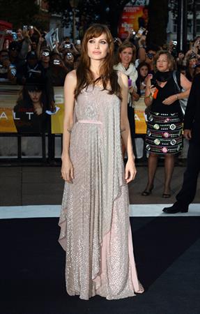 Angelina Jolie Salt Premiere in London on August 16, 2010 
