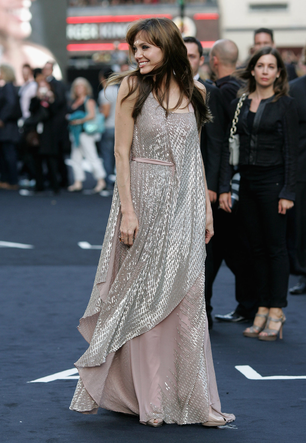 Angelina Jolie Salt Premiere in London on August 16, 2010 
