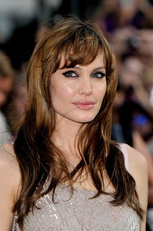Angelina Jolie Salt Premiere in London on August 16, 2010 