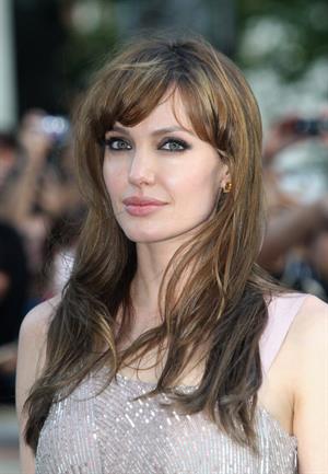 Angelina Jolie Salt Premiere in London on August 16, 2010 