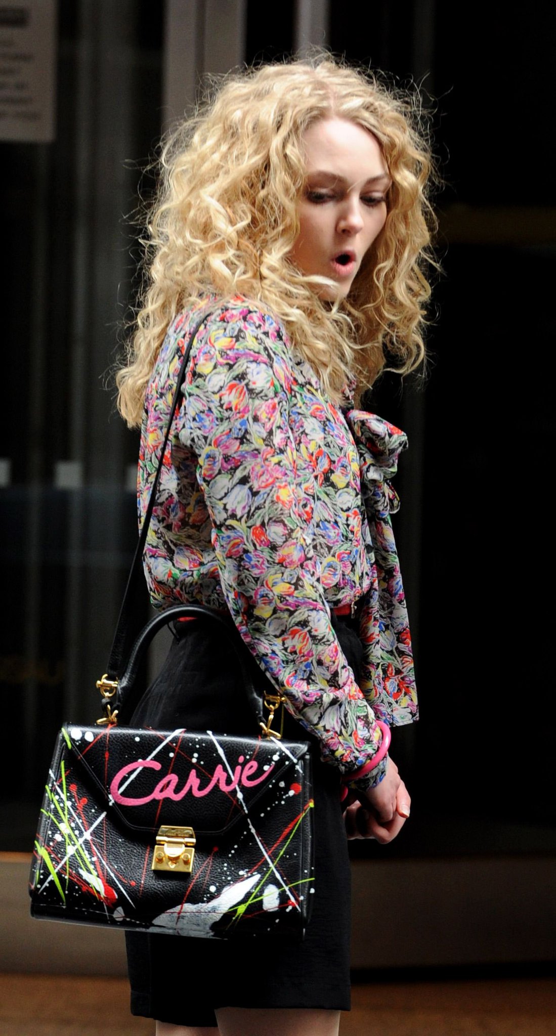 AnnaSophia Robb on the set of The Carrie Diaries in New York City on March 24, 2012