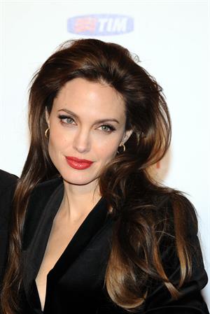Angelina Jolie at The Tourist premiere in Rome 