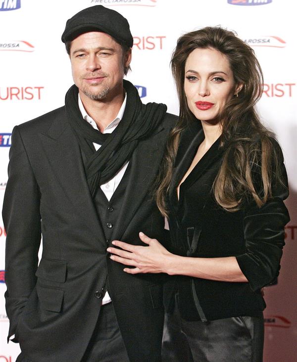 Angelina Jolie at The Tourist premiere in Rome 