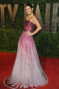 Angie Harmon 2010 at Vanity Fair Oscar party on March 7, 2010 