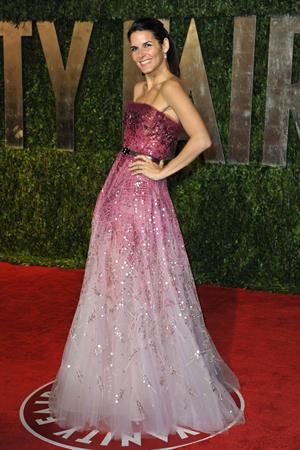 Angie Harmon 2010 at Vanity Fair Oscar party on March 7, 2010 