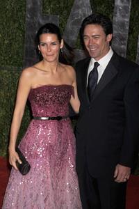 Angie Harmon 2010 at Vanity Fair Oscar party on March 7, 2010 