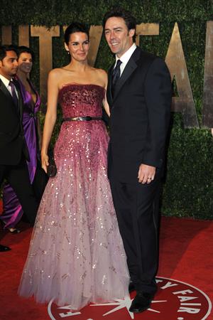 Angie Harmon 2010 at Vanity Fair Oscar party on March 7, 2010 