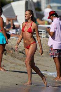 Anne Vyalitsyna bikini candids in Miami 11/22/12 