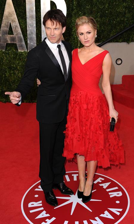 Anna Paquin attending the Vanity Fair Oscar Party in West Hollywood on February 27, 2011