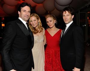 Anna Paquin attending the Vanity Fair Oscar Party in West Hollywood on February 27, 2011