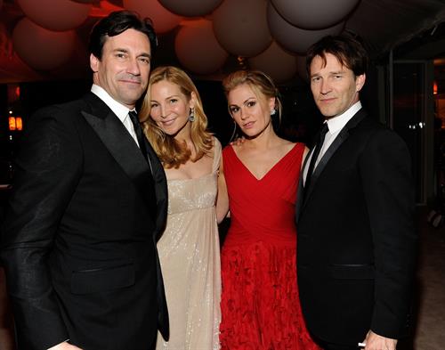 Anna Paquin attending the Vanity Fair Oscar Party in West Hollywood on February 27, 2011