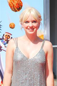 Anna Faris Cloudy With a Chance of Meatballs premiere in Los Angeles 