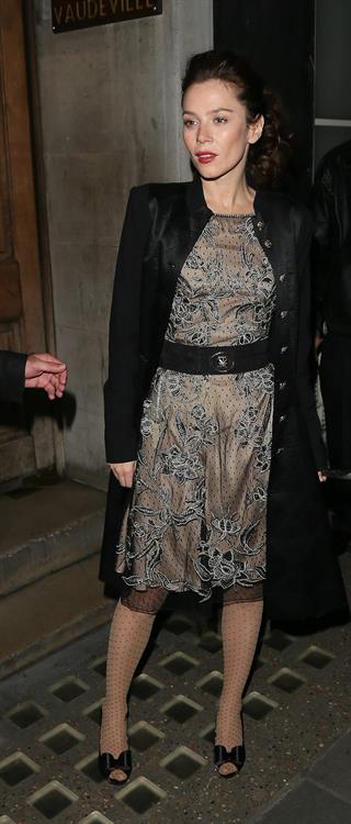 Anna Friel Vaudeville Theatre in London - November 8, 2012